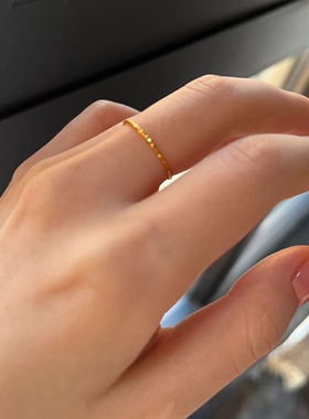 好看实用～简约耐看款细款戒指