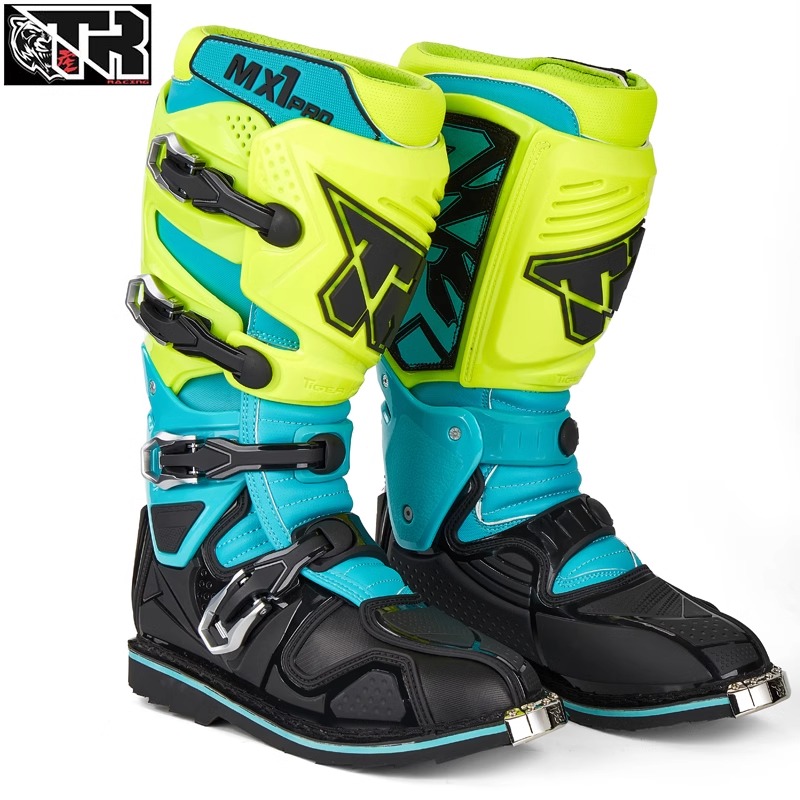 TR虎牌越野摩托车靴活动轴赛车靴