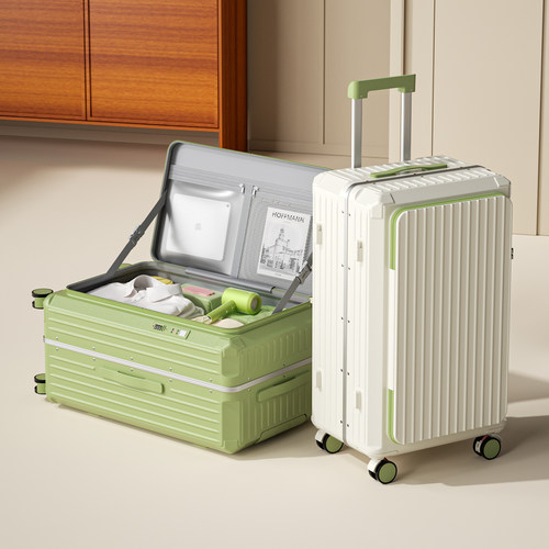 2025新款行李箱侧开盖女大容量