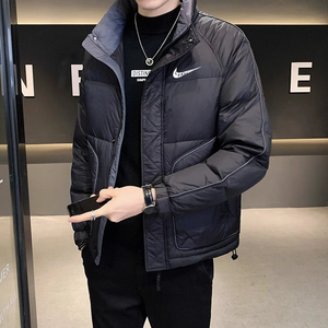 耐克顿轻薄羽绒服男士冬季新款立领白鸭绒保暖外套短款防风上衣潮