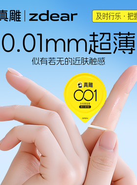 Lesparty超薄聚氨酯001手指套避孕裸感安全套夫妻情趣调情前戏套