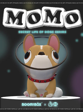 包邮boombox MOMO斗牛犬内有萌犬二代法斗盲盒女生可爱礼物潮玩