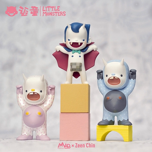 亏清包邮正版Little Monsters返童盲盒一代小怪物河童恶魔公仔