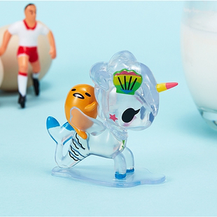 【兔LALA】tokidoki X gudetama独角兽懒蛋蛋联名款盲盒潮玩手办