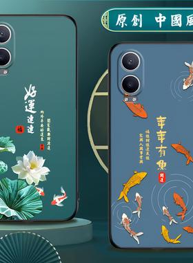 适用oppok12x手机壳5G硅胶OPPO K12X手机套男女款中国风防摔软壳磨砂国潮保护套