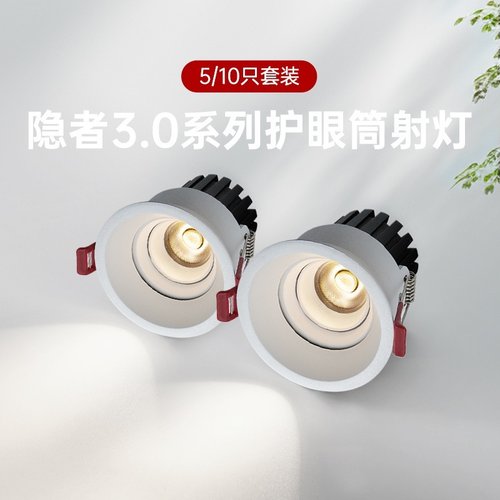 德国柏曼隐者筒灯射灯护眼无主灯