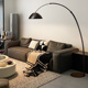 灯具 新款 德国柏曼全光谱落地灯 客厅沙发边黑色钓鱼灯高级感立式