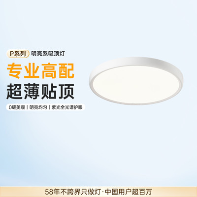 德国柏曼明亮吸顶灯全光谱护眼