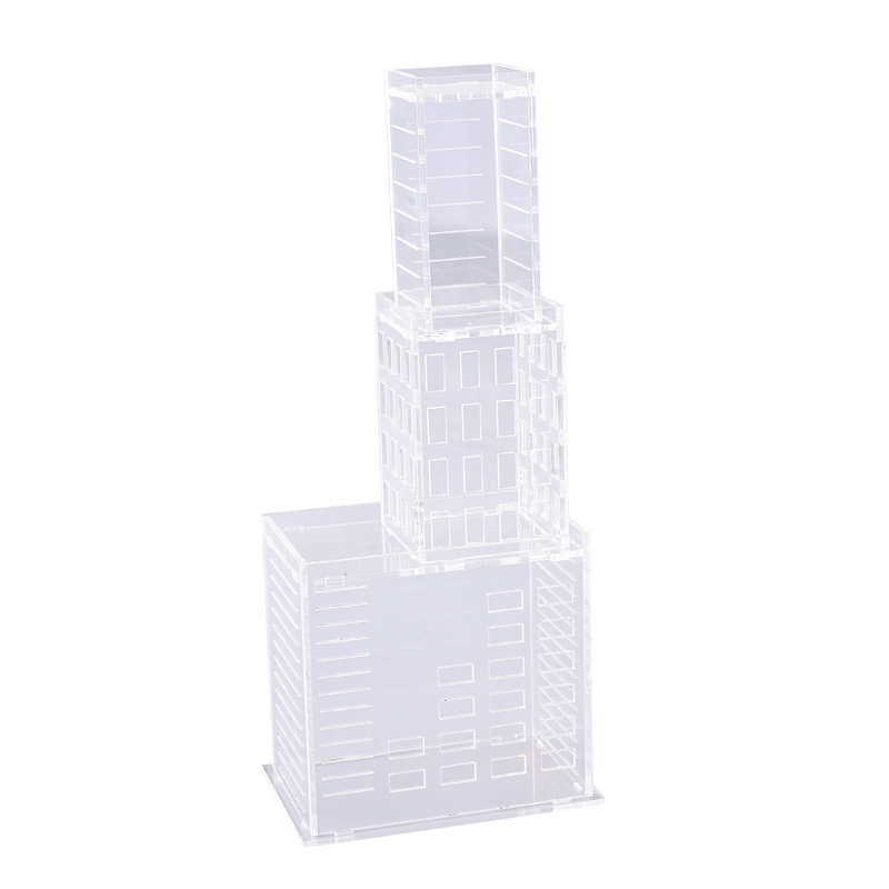 DIY手工沙盘建筑模型材料配景场景高楼大厦模型透明玻璃楼1:200