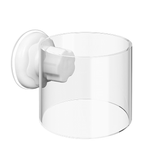 鱼缸漂浮喂食圈金波子鱼苗丰年虾亚克力喂鱼器吸盘投喂鱼粮防飘散