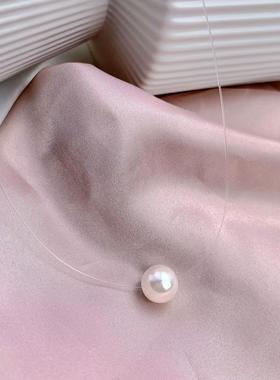 小众轻奢天然珍珠锁骨链