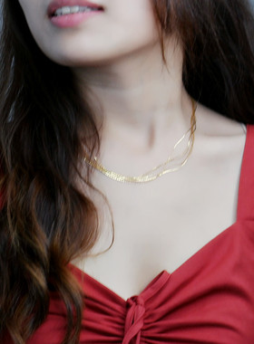 欧美饰品新款流苏镀金时尚个性