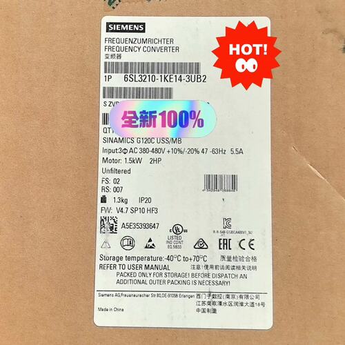 变频器6SL3210-1KE14-3UB16SL3210-1KE13-2UB16SL3210-1KE15-8UB1