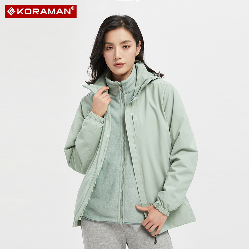 三合一户外冲锋衣可拆卸女