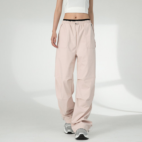 Coloretto宽松休闲冲锋裤