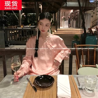 MONA显瘦衬衫国风连衣裙子时尚设计感小众高级感套装女2024年新款