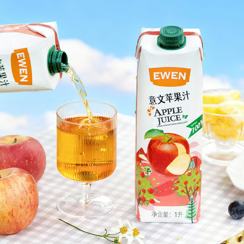 EWEN意文苹果汁1L塞浦路斯进口橙汁菠萝汁苹果汁复合果汁进口果汁