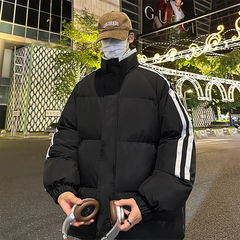 情侣装秋冬款外套2025新款宽松保暖加厚棉衣男女学生冬季羽绒棉服