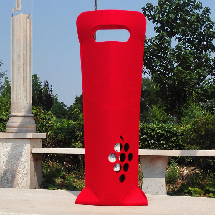 香槟酒袋红酒礼品袋加厚无纺布手提袋葡萄酒礼品袋现货供应红酒袋