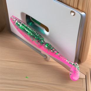 跨境电商双节大T尾软饵鳜鱼路亚假饵高比重11.5cm软虫海钓12.3g