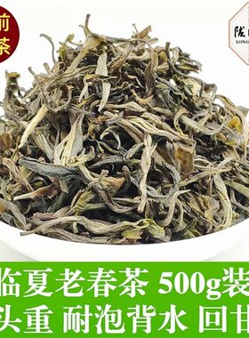 凤庆茶临夏老春茶大叶种绿茶500g