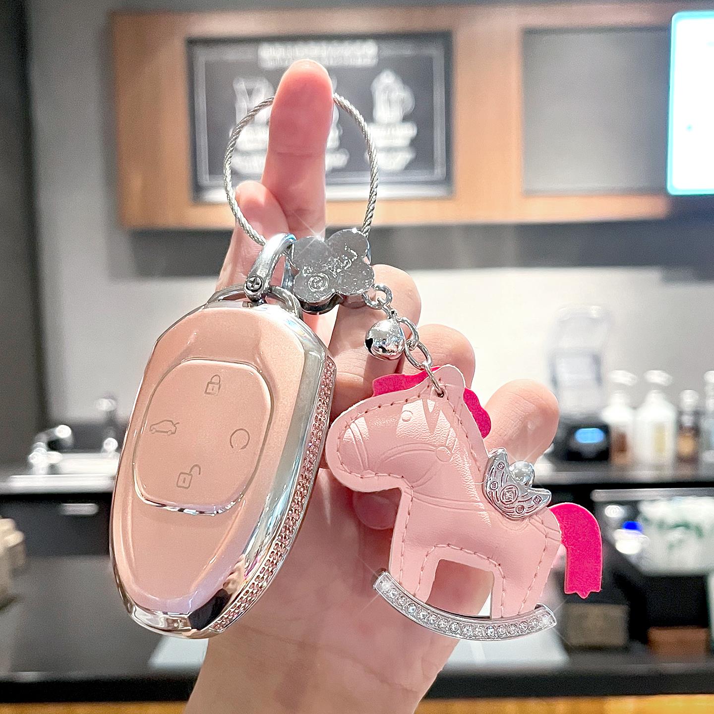 适用传祺钥匙套ES9影酷GS3影速M8宗师GS4max影豹E9高档车扣壳女包