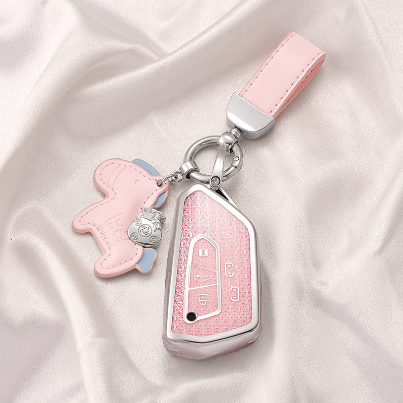 大众帕萨特pro钥匙套探岳L专用id3/4高尔夫8壳揽巡境迈腾B9威然女