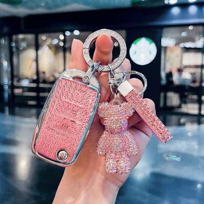 适用汽车钥匙套长安糯玉米lumin奔奔estar扣cs55逸动dt壳35包15女