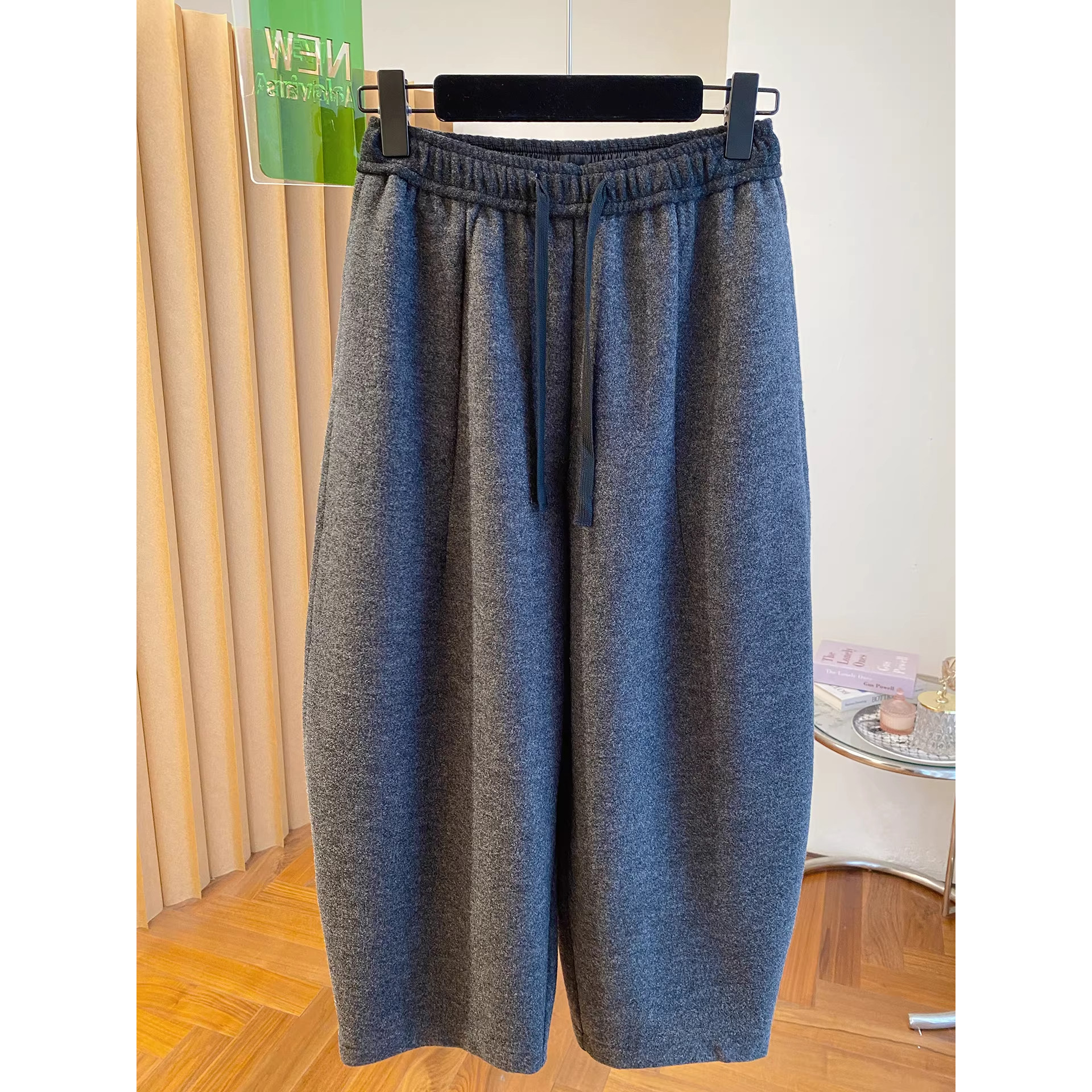 胖MM大码300斤加厚毛呢九分弯刀卫裤女秋冬百搭巨显瘦垂感香蕉裤2,女装/女士精品,休闲裤,淘宝优惠券,粉丝福利购,淘宝优惠卷