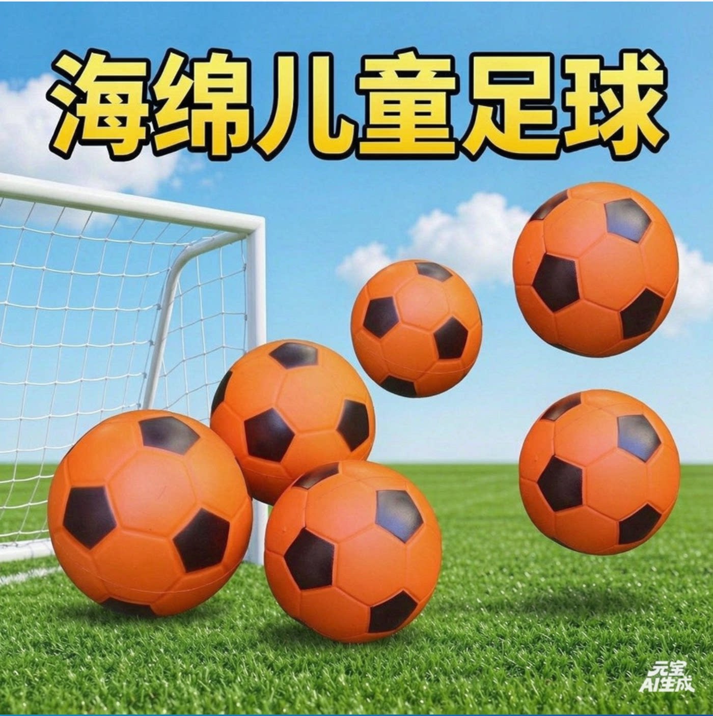 海绵足球亲子两用静音足球