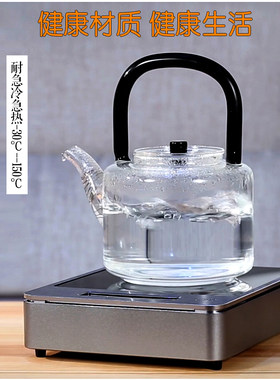 尚明电加热小型玻璃耐高温煮茶器