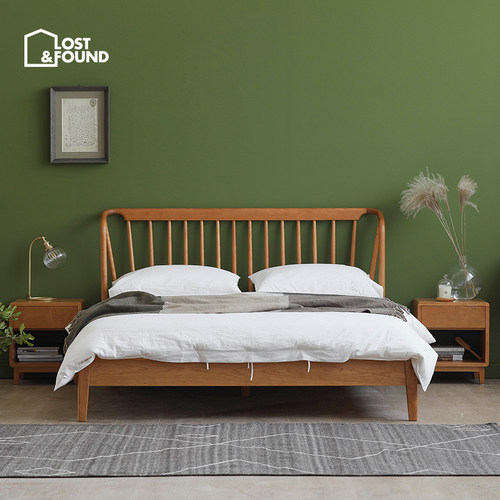 失物招领原创现代简约北欧双人床