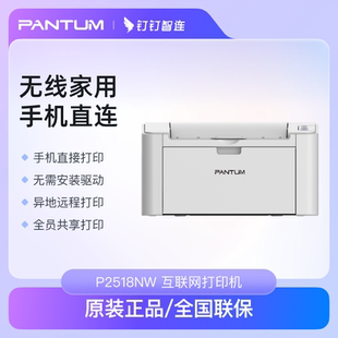 钉钉作业打印机 驱动家用作业打印机错题打印机 奔图P2518NW激光无线wifi手机远程打印机办公室商务a4免装