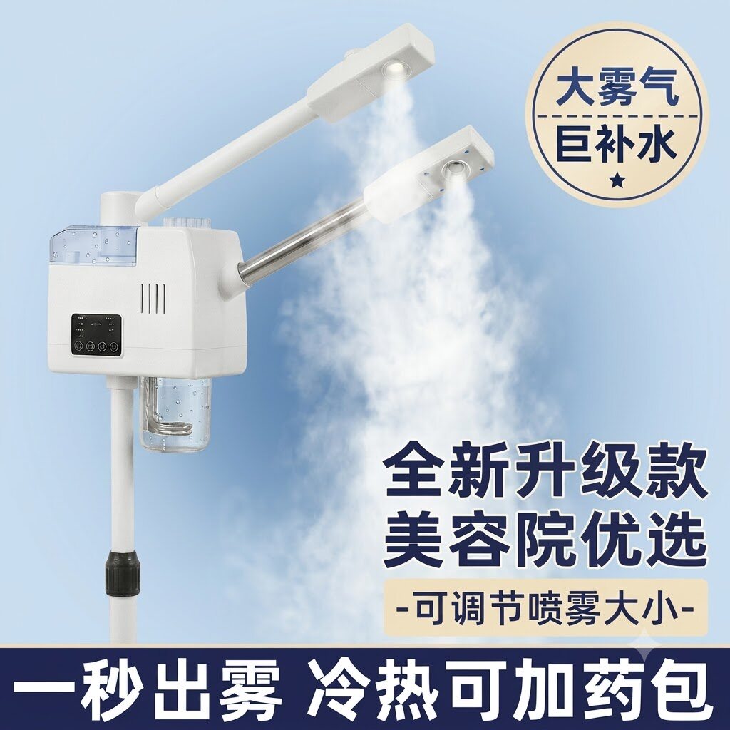 新款美容院冷热蒸脸仪家用美容仪