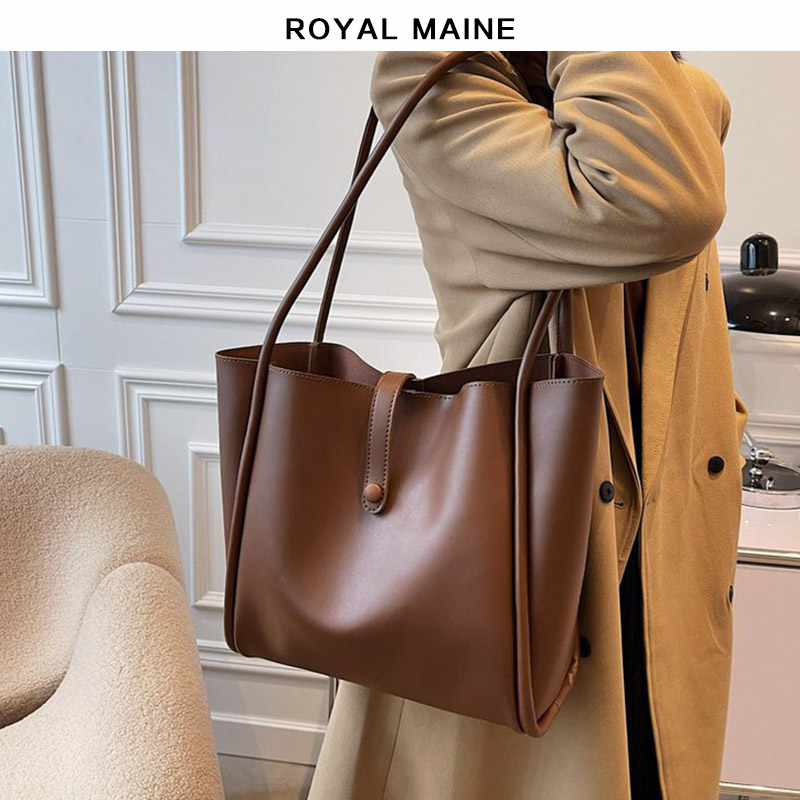 royal maine2021秋冬新款托特大包时尚包中包大容量女包单肩包