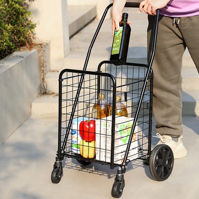 新款万向轮可折叠老人买菜购物车