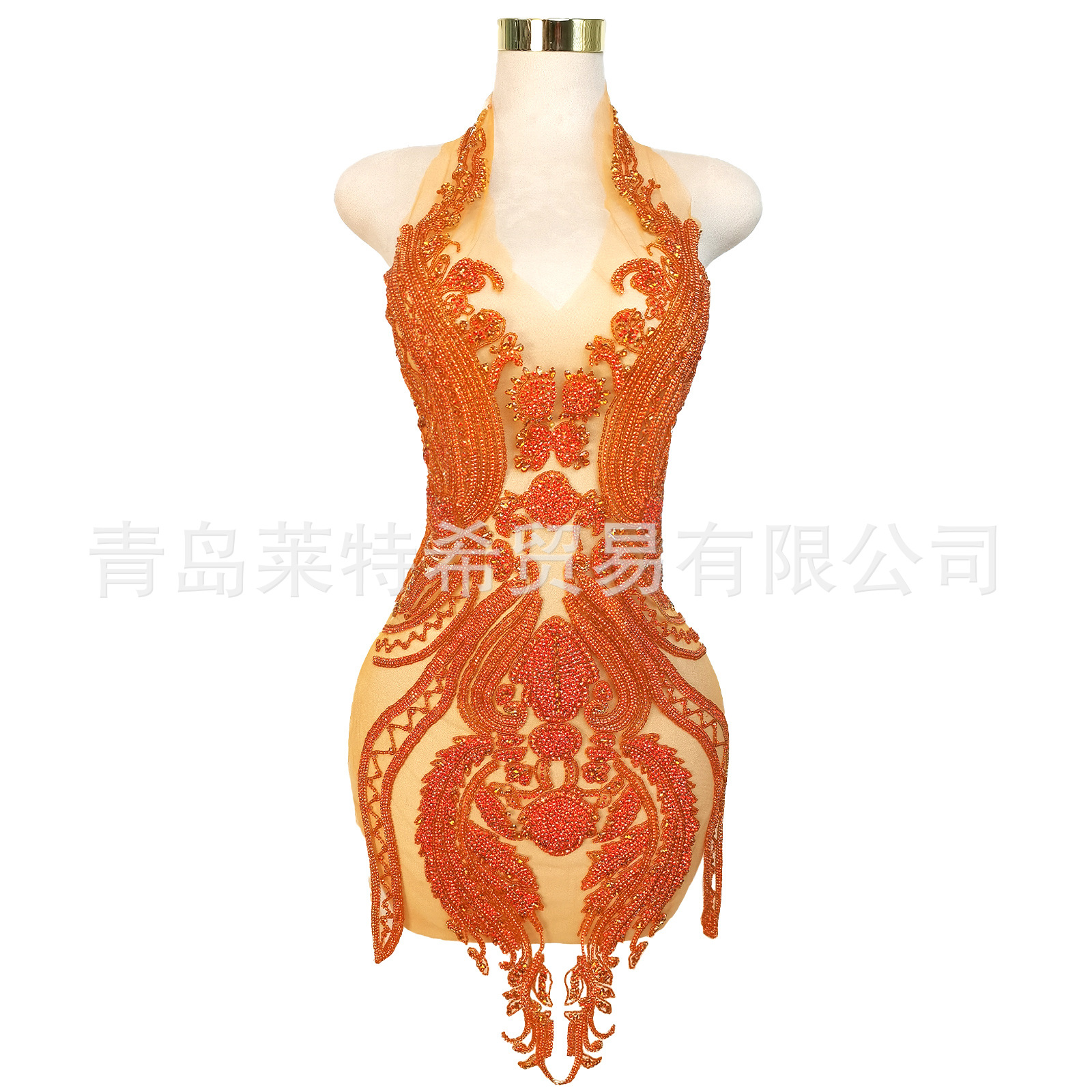 手工钉珠服装DIY蕾丝网纱刺绣贴花补丁秀禾服婚纱礼服辅料配件