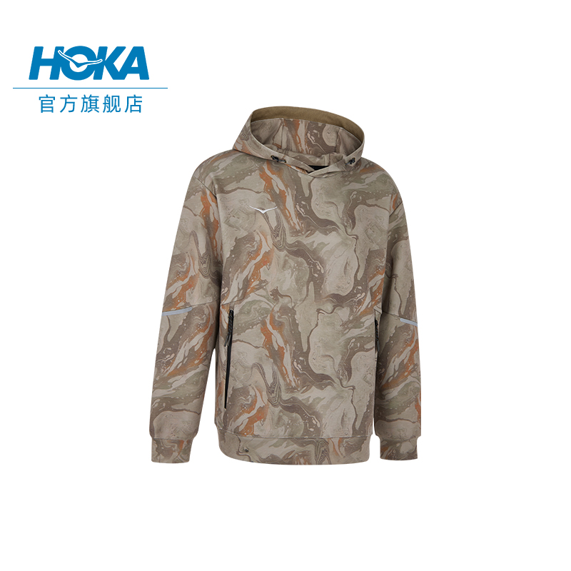 HOKA ONE ONE 男款夏季连帽运动卫衣KNIT HOODIE CHN休闲舒适透气