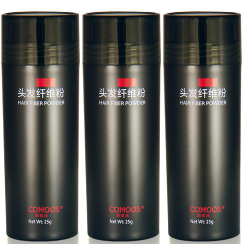 神器稀少变密变多棕色头发纤维粉