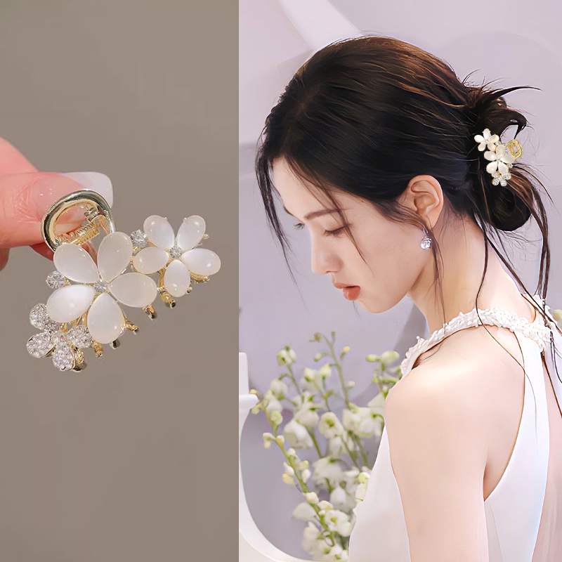 花朵抓夹新中式新中式