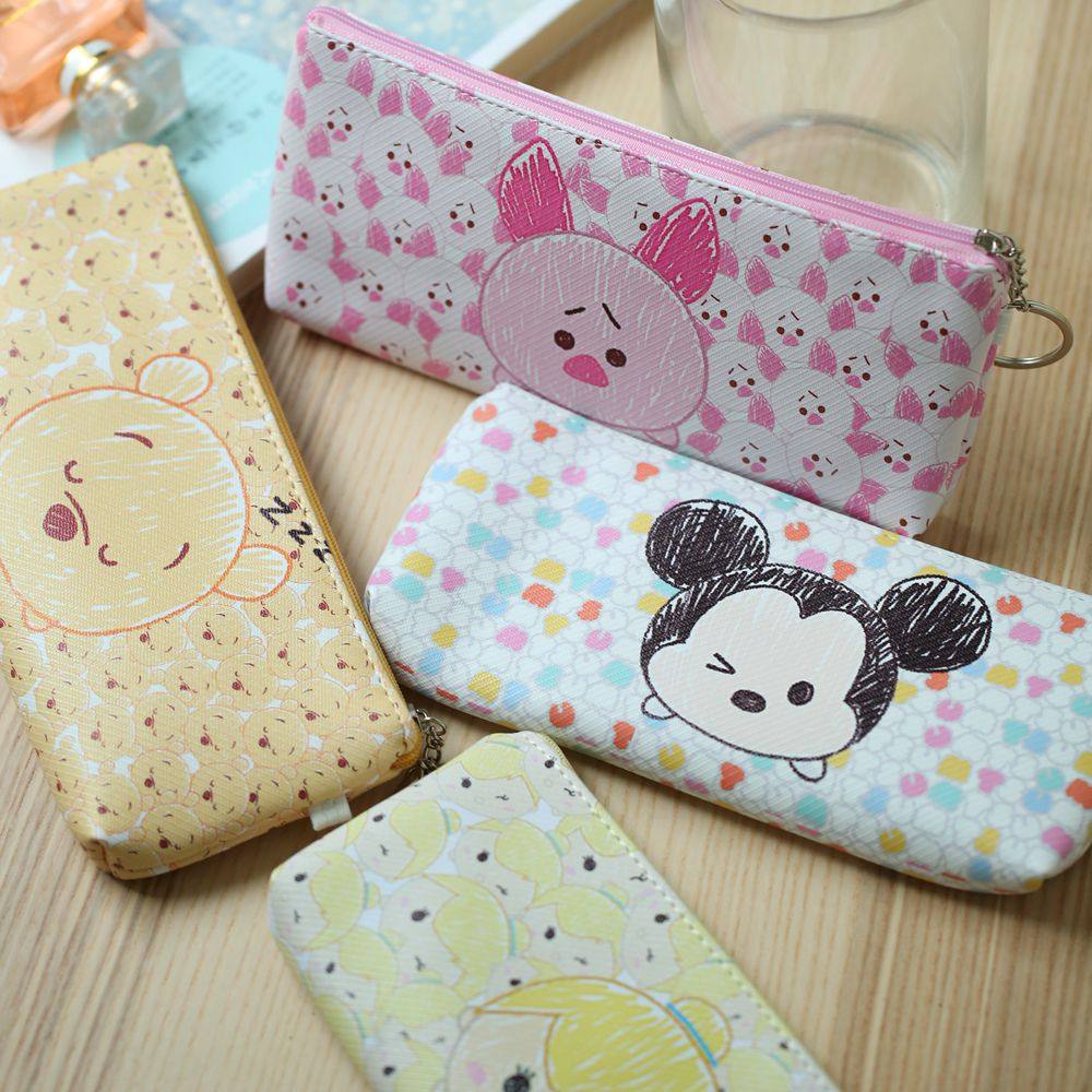 韩版可爱卡通创意大容量笔袋女简约韩国防水收纳袋儿童学生文具盒
