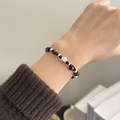 MISSJOJO【小黑豆】编织银手绳