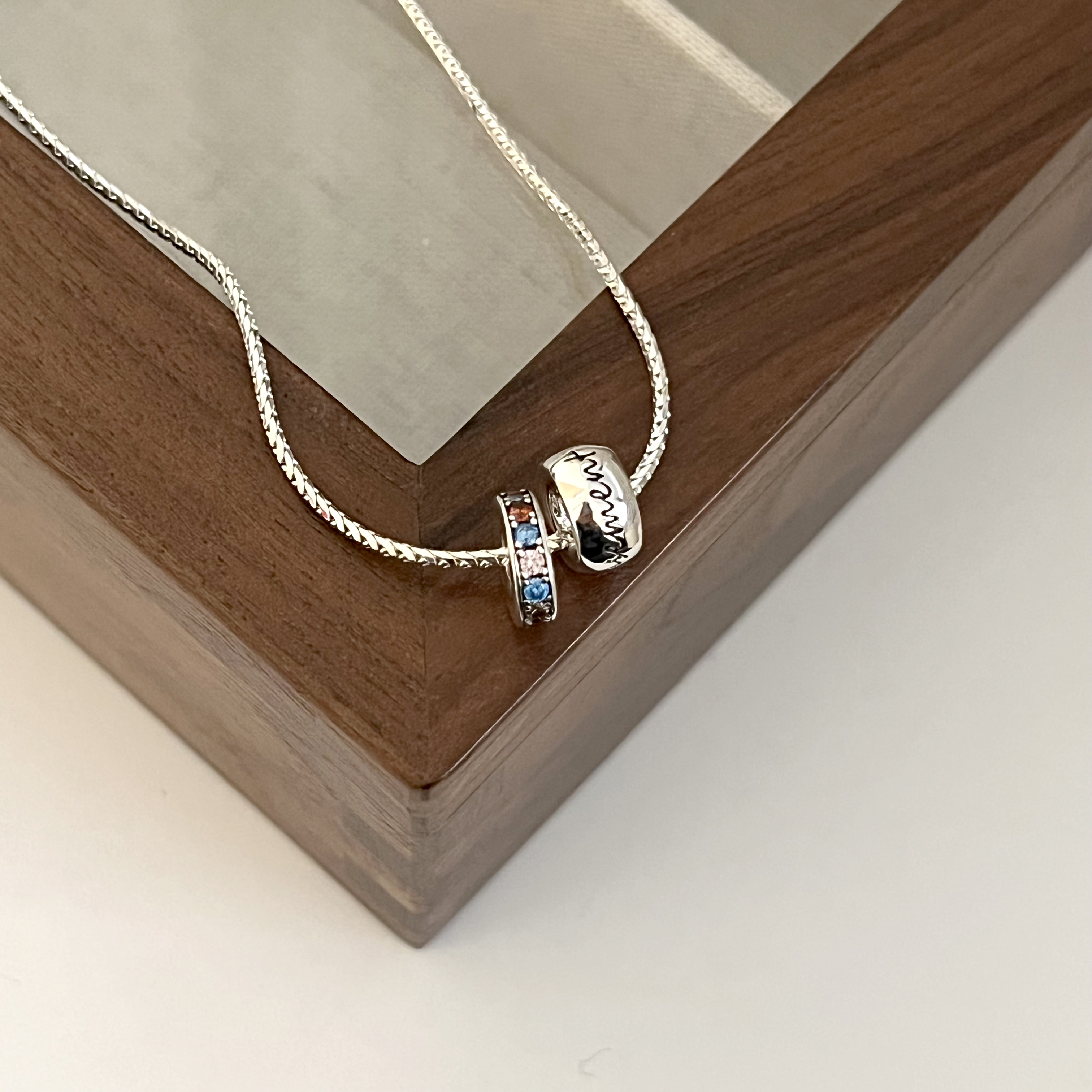 MISSJOJOS925银纯银彩钻项链