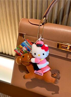 日本JKCK赛马kitty日本限定中古kitty骑马挂件包钥匙扣挂件