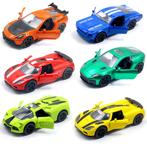 散装小汽车车模合金136摆件仿真