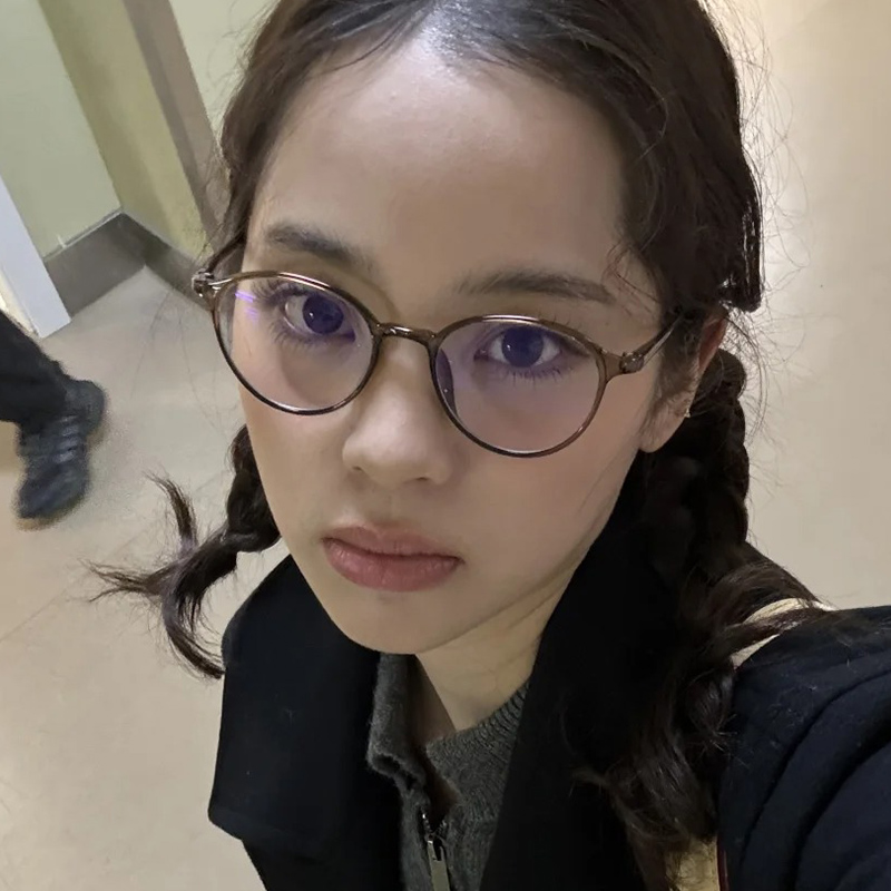 适合小脸的眼镜框女小框配高度数