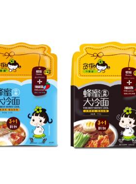 蜂蜜冷面东北大冷面贪痴