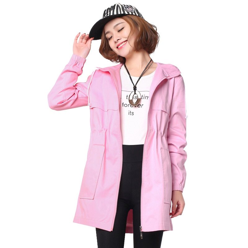 Ajiacn电磁防辐射工装机房工作服职业大褂机房外套女款带帽802-2