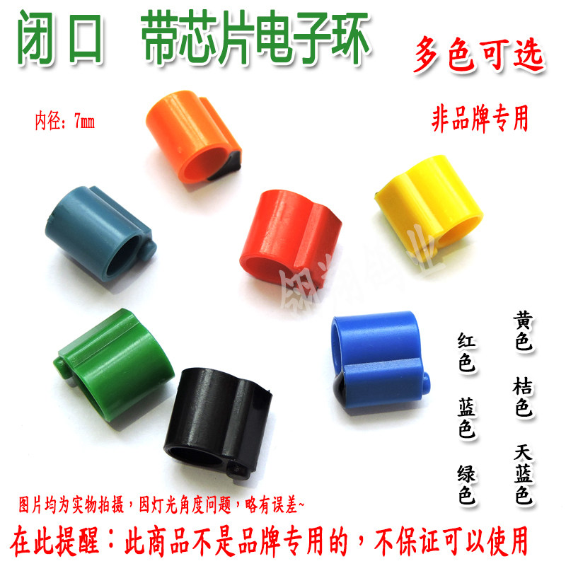 闭口电子环带芯片足环鸽用电子环