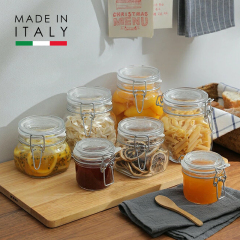 Bormioli意大利酿梅子酒瓶子酿草莓酱青梅酒密封罐泡酒泡菜玻璃瓶